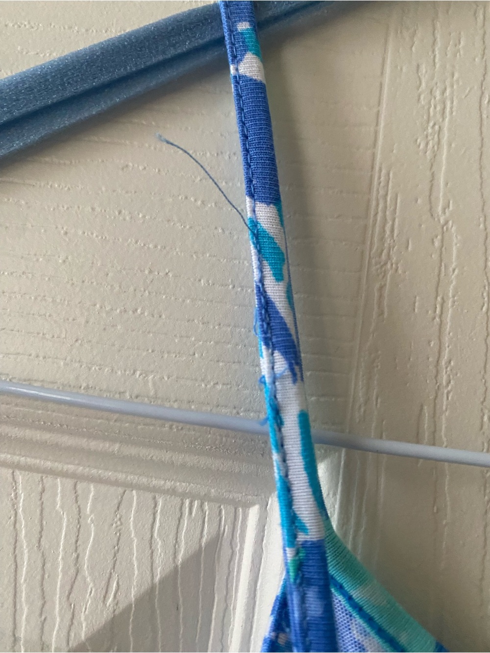Lilly Pulitzer Turquoise & Blue Print Spaghetti-Strap Maxi Dress - Picture 3 of 5